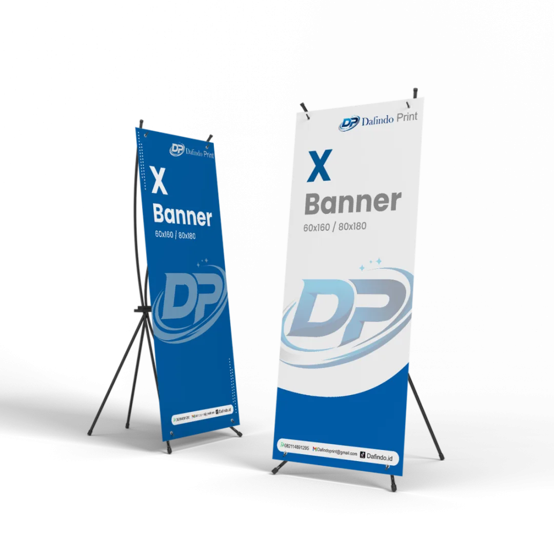 Cetak X-Banner Custome